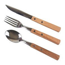 The Living Shop橡木叉子 3入, 混色, 1套