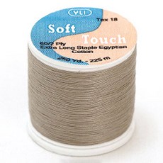 YLI 소프트 터치 아플리케 실, GREY, 225m, 1개