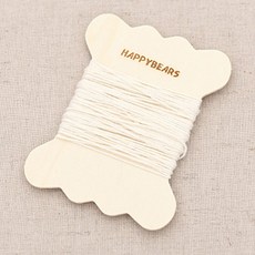 코하스아이디 Linen Hemp 실, ON-1 백아이, 9m, 2개