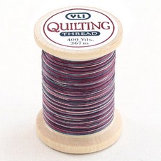 YLI 레인보우 퀼팅 실, V01 RED/WHT/BLUE, 367m, 1개