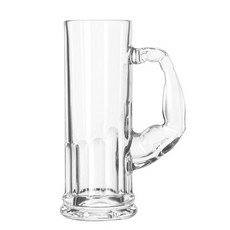 Borgonovo Muscolo Beer Mug 맥주잔, 1개