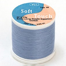 YLI 소프트 터치 아플리케 실, 013 LT BLUE, 225m, 1개
