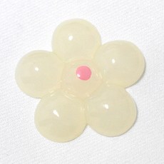 KOHAS ID 蒙布朗花朵飾品裝飾, 混合顏色, 4個