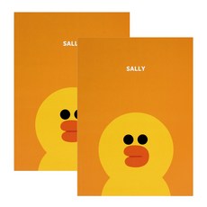 라인프렌즈 제본 노트, 샐리, 2개입