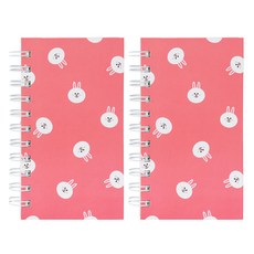 라인프렌즈 그레이트 수첩, 코니, 2개입