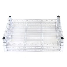 Corak Korea工業用金屬層板 390*750 3入+SF支架 390 2入, 鉻（銀）