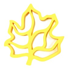 이코디 트로 리프 냄비받침, 옐로우, 1개