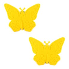 이코디 실리콘 플라이 냄비받침 2p, 오렌지, 2개