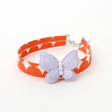 이츠독 강아지 루나 목걸이 XL, 오렌지(D), 1개