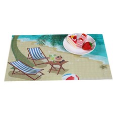 이코디 갤러드 이지 테이블매트, 비치, 45.5 x 30 cm, 1개