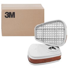 3M 防毒濾罐 6001K, 1套, 單一顏色