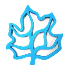 이코디 트로 리프 냄비받침, 블루, 1개