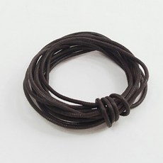 해피베어스 다쯔야 코팅면끈 2.5 mm, 다크브라운, 3팩