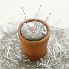 HAPPY BEARS 白色圓頭珠針 3.3cm, 混色, 2個