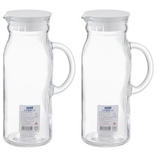 글라스락 크린 물병 2p, 혼합 색상, 1L