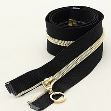 HAPPY BEARS 拉鍊, 黑色, 2個