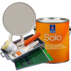 셔윈윌리암스 솔로 저광 페인트 세트, SW7023 Requisite Gray1, 1개