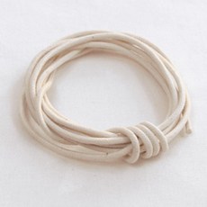 해피베어스 다쯔야 코팅면끈 2.5 mm, 아이보리, 3팩