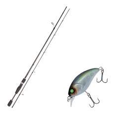 Youngkwu產業Blue Force Starzen路亞竿 S63L+Damiki DTSCO 40硬體路亞 311H NATURAL LIST, 1套