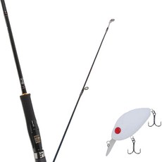 원다 아발론 스피닝 루어 낚싯대 662ML + 다미끼_하드베이트_디씨 100 55mm 007 CREAM WHITE, 1세트