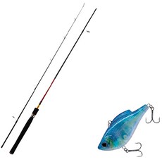 Apis Firestorm 鱸魚路亞釣竿 S662ML + Damiki Napjaru 60 硬式路亞擬餌 28g 226H GHOST, 1套