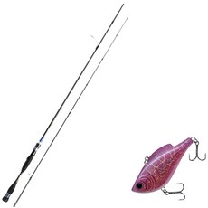 Aomax Neo Black捲線器型擬餌釣竿 S-662ML+Damiki鉛墜 60硬餌擬餌 28g 228H SPINE I, 1套