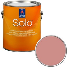 셔윈윌리암스 솔로 저광 페인트 1L, SW6318 Resounding Rose, 1개