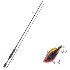 Youngkwu產業Blue Force Starzen擬餌竿 S68M+Damiki鉛桿 60 硬餌擬餌 28g 216H APACHE, 1套