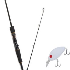 Won Da Avalon餌餌魚竿 632M+Damiki硬餌_DC 100 55mm 007 CREAM WHITE, 1套