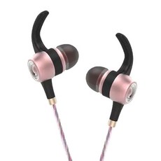 요로프 텍스츄어 훅업 인이어 이어폰, F1, 핑크