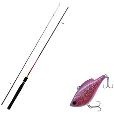 APIS FIRESTORM 鱸魚路亞竿 S662ML + DAMIKI Nobjaru 60 硬餌路亞 28g 228H SPINE ILLUSION, 1套