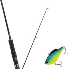 Won Da Avalon捲線器擬餌釣竿 602ML+Damiki鉛墜 60硬餌擬餌 28g 241D SILVER SPINE CHART, 1套