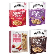 조단스 크리스피 그래놀라 시리얼 3종 세트 + 뮤즐리바 랜덤 발송, 1세트, 500g