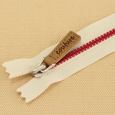 HAPPY BEARS 高級訂製縫紉拉鍊 20公分, 紅色, 2個