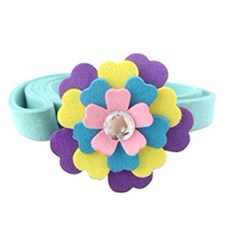 BUYSELL 花朵造型寵物牽繩 薄荷綠, 1個