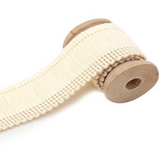 해피베어스 베이직 태슬장식 블레이드 리본테이프 270cm, 아이보리, 1개