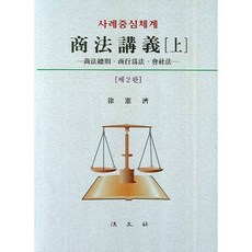 사례중심체계 상법강의. 상:상법총칙 상행위법 회사법, 법문사, 서헌제