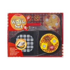 Melissa&Doug 美國瑪莉莎 木製華夫餅製作玩具套組 MD9346, 混色
