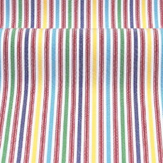 Robert Kaufman 30支棉2mm多色條紋布料, 100 眼 + 多