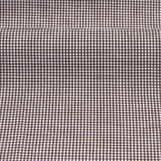 Kohasa ID 30支棉1mm預染格紋布料, 棕色