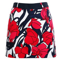 BMU 女款玫瑰圖案褲裙 ASBU4045