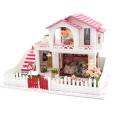 Prime Winners DIY迷你豪華屋組 粉色 2層屋, 混色