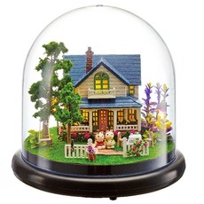 프라임위너스 DIY 미니어처 하우스 키트 영국 여행, 혼합 색상, 1개