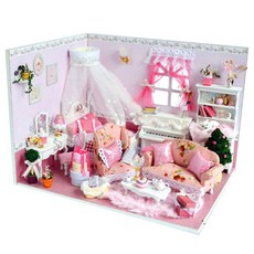 Prime Winners DIY袖珍屋套組 公主房, 混合顏色, 1個