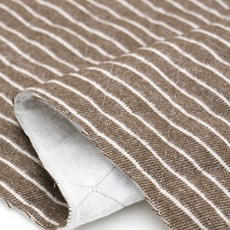 Kohasa ID 1.5盎司絎縫棉質刷毛染色針織布料, 棕色