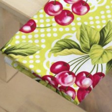 MichaelMiller 20支櫻桃&圓點布料, 蘋果綠