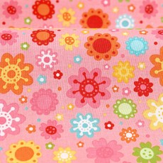 Lily Blake 30支棉迷你陽光油畫布料, 粉色的