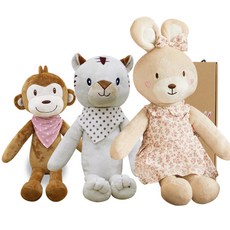 코니베이비 띠별 가족 애착 인형 세트 아기정글 + 내친구 백호, 수면베순이, 1개