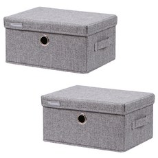 Casamaru 高級太空盒 14L, 灰色, 2入