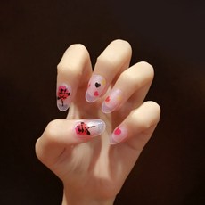 EL 美甲貼 769, 玫瑰愛心, 1個